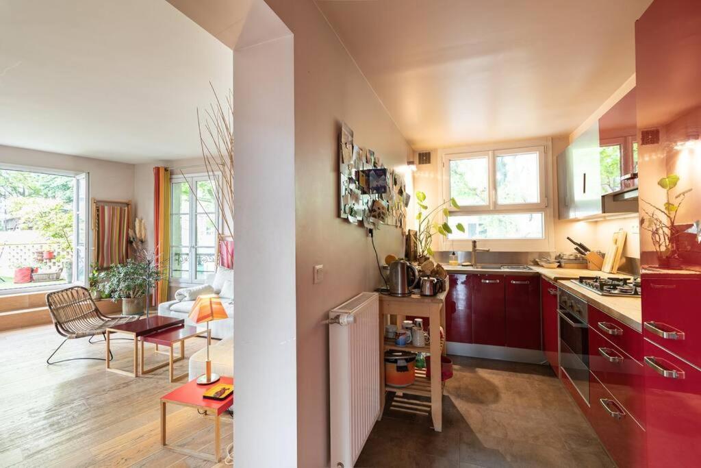 Apartment Duplex Lumineux 90 M2 Avec Terrasse Paris